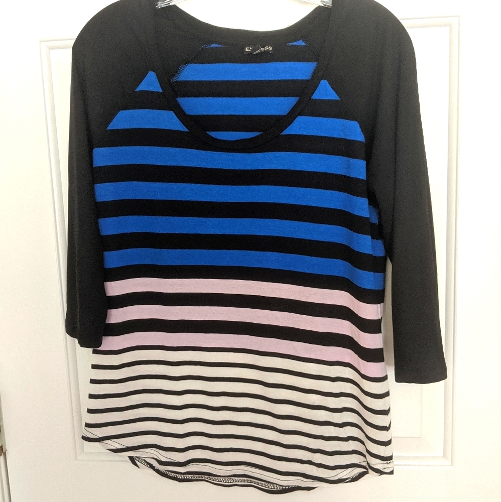 Express baseball style top